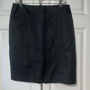 Ann Klein black lined skirt size 8
